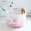Nette Cartoon Lagerung Körbe Gewebt Baumwolle Seil Desktop Schmuck Kosmetik Snacks Kleinigkeiten Schlüssel Kind Spielzeug Organizer Bins 3