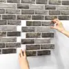10 Stück 3D-Wandaufkleber, selbstklebend, Kunstziegel-Wandpaneel zum Abziehen und Aufkleben, für Küchenfliesen, Backsplash, Badezimmer, Wandfliesenaufkleber