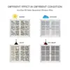 3D-Sichtschutz-Fensterfolie, dekorative Folie, statisch haftende Glasfolie, kein Kleber, Anti-UV-Fensteraufkleber, nicht klebend, für die Küche zu Hause 6
