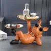 Bulldogge Tierfiguren Coole Hundestatue Skulptur Wohnzimmer Arbeitszimmer Schlafzimmer Dekor Home Interior Dekoration Zubehör 5
