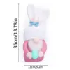 Zwerg-Plüsch-Ostern-Elf-Dekorationen, handgefertigte Zwerghase, gesichtslose Puppe, Oster-Ornamente, Frühlings-Heimdekoration, Geschenke für Frauen und Männer 3