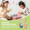 1/2PCS Ostern Niedliche Stroh Hase Dekorationen Rustikale Home Party Tisch Dekor Handwerk Festival Frühling Dekoration Ostern Geschenke 2