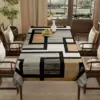 VIKAMA Tischdecke mit minimalistischem geometrischem Muster, ölbeständig und leicht zu reinigen, für Küche, Esstisch, Restaurant, Heimdekoration 3