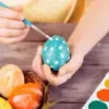 Holzeier für Kunst und Handwerk oder Osterdekoration Ostergeschenkidee für Osterkorb Eiersuche oder Heimdekoration Unbemalte Eier 4