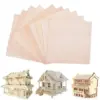 5–20 Stück Balsaholzplatten, 1–8 mm dick, 100/150/200/300 mm lang, 100/200 mm breit, für DIY-Bastelarbeiten, Modellbau, Flugzeuge, leicht