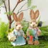 Osterhase-Dekoration, Hase-Figur, Katzenschwanz, Basteln, Ornament, Zuhause, Urlaub, niedlicher Hase, Heimdekoration, Osterhase-Dekoration 1