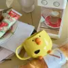 300ML Nette Becher Dudu Mund Huhn Keramik Becher Frühstück Saft Tasse Haushalt Milch Tasse Cartoon Kaffee Tasse Geburtstag Geschenk 4. Niedlicher Po 2