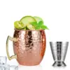 Moskauer Mule-Becher, Kaffeetasse, Bar, Trinkgeschirr, Champagner-Tasse, Cocktail-Weinbecher, Edelstahl, gehämmerter, verkupferter Bierbecher