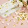 100 Stück Bienen-Blumen-Harz-Handwerk, niedliche Mini-3D-Hummel-Flatback-Ornamente für Schmuckherstellung, DIY-Gänseblümchen-Zubehör, Handydekoration 3