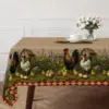 1 Stück, Vintage-Hahn-Bauernhof-Thema, Polter-Tischdecke + 4 selbstklebende Aufkleber, Hahn, Küken, Ei, Blumendruckmuster, geprägte Kanten, runde/rechteckige Esstischdecke, geeignet für Zuhause, Küchendekoration, Raumdekoration, Dekoration, Dekoration, Dekoration, Party, Dekoration, Dekoration, Dekoration, Küchendekoration, Raumdekoration, Outdoor, Geschenk, Raumdekoration, Innendekoration, Innendekoration, Innendekoration, Innendekoration, Innendekoration, Innendekoration, Innendekoration im Freizeitze, Innendekoration, Innendekoration im Freizeitendekoration im Freizeitze mit Früche im Freizeitendekoration im Freizeitze, Raumdekoration im Freizeitze mit Früche im Freizeitbereich, Früche im Freizeitze im Freien im Freien, Raumdekoration im Freien im Freien im Freien im Freien im Freien, Frühling im Freien im Freizeit-Stil 6