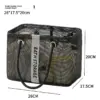 Neue tragbare Aufbewahrungstasche für Toilettenartikel, großes Gitter-Abtropfkörbchen, unverzichtbare Handtasche für Baden und Schwimmen, Kosmetik-Organizer 5