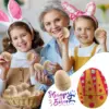 5-20 stücke Papier Mache Ostern Eier Kinder DIY Malerei Spielzeug Überraschung Geschenk Box Befüllbare Karton Ei Ostern Party Dekoration liefert 3
