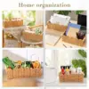 Handgefertigter gewebter Aufbewahrungskorb, Teetisch, Kleinigkeiten, Organisieren, Schreibtisch, Snacks, Kosmetik, Aufbewahrungskorb, Vintage-Behälter für Zuhause, Spielzeug 4