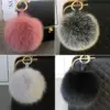 Echte natürliche Nerz Fuchs Pompons Pelzkugeln 9 cm flauschige Nerz Pelz Pompones 90 mm DIY Pom Pom Kleidungsstück Dekor Nähen Handwerk Versorgungsmaterial 6