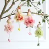 1Set Ostern Multi Farbe Gemischt Kaninchen Fee Ornament Garn Rock Bunny Engel Mädchen Anhänger Frohe Ostern Party Frühling wohnkultur Kind 6
