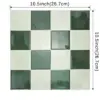 10/30 PC 3D-Mosaik-Stil, selbstklebende Wandfliesen, Küchenrückwand, geeignet für Küchenwanddekoration, quadratisch, 10,5 x 10,5 Zoll 2