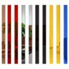 6 Farben 2 x 50 cm Spiegel Wandaufkleber DIY Acryl flache dekorative Linien Randstreifen Gold Wohnzimmer Hintergrund Home Decor 3