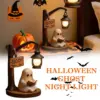 Geister-Leselaterne, niedliche Geister-Leselampe, 3D-Harz, Halloween-Geister-Nachtlicht für Innendekorationen, Wohnzimmer, Schlafzimmer 5