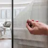Sichtschutzfolie für Fenster, Sichtschutzfolie, mattiertes Fenster, Vinyl, 3D-dekorative Fensteraufkleber, nicht klebend, für Badezimmer und Wohnzimmer