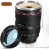 Kaffeetasse mit Kameraobjektiv, 450 ml, Metall-Thermosbecher für Fotografen, wiederverwendbare Haushaltsgegenstände, tolles Geschenk für Schulbelohnungen 6