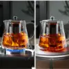 Hitzebeständige Glas-Teekanne mit Teesieb aus Edelstahl, Blumenkessel, Kung-Fu-Teegeschirr-Set, Puer-Oolong-Topf 2