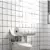 small white grid