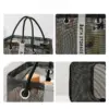 Neue tragbare Aufbewahrungstasche für Toilettenartikel, großes Gitter-Abtropfkörbchen, unverzichtbare Handtasche für Baden und Schwimmen, Kosmetik-Organizer 4