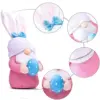 Zwerg-Plüsch-Ostern-Elf-Dekorationen, handgefertigte Zwerghase, gesichtslose Puppe, Oster-Ornamente, Frühlings-Heimdekoration, Geschenke für Frauen und Männer 6