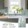 10/30/50 Stück 3D-Imitation handgefertigte Fliesenaufkleber, selbstklebende Küchenrückwand, wasserfest, selbstklebend 4