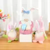 1pc Kinder Ostern Geschenke Gesichtslosen Gnome Kaninchen Puppen Hase Karotte Zwerg Plüsch Puppe Frühling Ostern Hängende Dekoration Für wohnkultur 6