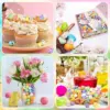 50–500 Stück Oster-Mini-Eier, dekorative Schaumstoff-gesprenkelte Pastell-Eier, Vogeleier für Korbfüller, Frühlings-Partygeschenke, Heimdekoration 6