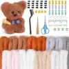 IMAZY Pfeifenreiniger zum Basteln, extra dickes Jumbo-Fell-Chenille-Stiel-Set, Großzubehör, DIY-Kunst- und Handwerksdekorationen, gedrehte Stange, flauschig