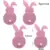 4pcs pink