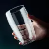 Transparente Glas Kaffeetasse Milch Whisky Tee Bier Doppel Kreative Hitzebeständige Cocktail Wodka Wein Becher Tumbler Drink Geschenk 2