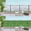 50 x 100 cm, realistischer künstlicher Efeu-Zaun, grüne Blattrebe, Sichtschutzwand, dekorative Pflanzen für Garten, Terrasse, Außenbereich 3