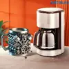 JUSTINLAU 240/350 ml 304 Edelstahl Harz Kaffeetasse Heißwasserbecher Teetasse für den Außenbereich Umweltfreundlich auf Lager Bierkrug 4