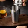6/9 stücke Edelstahl Cocktail Shaker Bartending Werkzeuge Barkeeper Kit Martini Sharker Trinken Mixer Set Mit Lagerung Tasche 5
