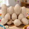 5-20 stücke Papier Mache Ostern Eier Kinder DIY Malerei Spielzeug Überraschung Geschenk Box Befüllbare Karton Ei Ostern Party Dekoration liefert 1
