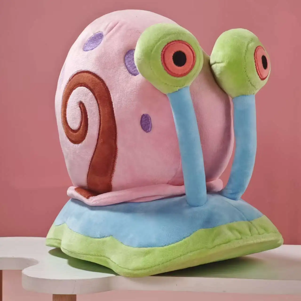 SpongeBob Schwammkopf Gary die Schnecke Plüschtier Cartoon & Niedliche Kinderspielzeuge Dekokissen Geburtstagsgeschenk Junge 4