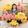 35-65CM SpongeBob Schwammkopf Patrick Star Puppe Anime Cartoon Plüschtier Weiches Niedliches Stofftier Sammlerstück Souvenir Geburtstagsgeschenk