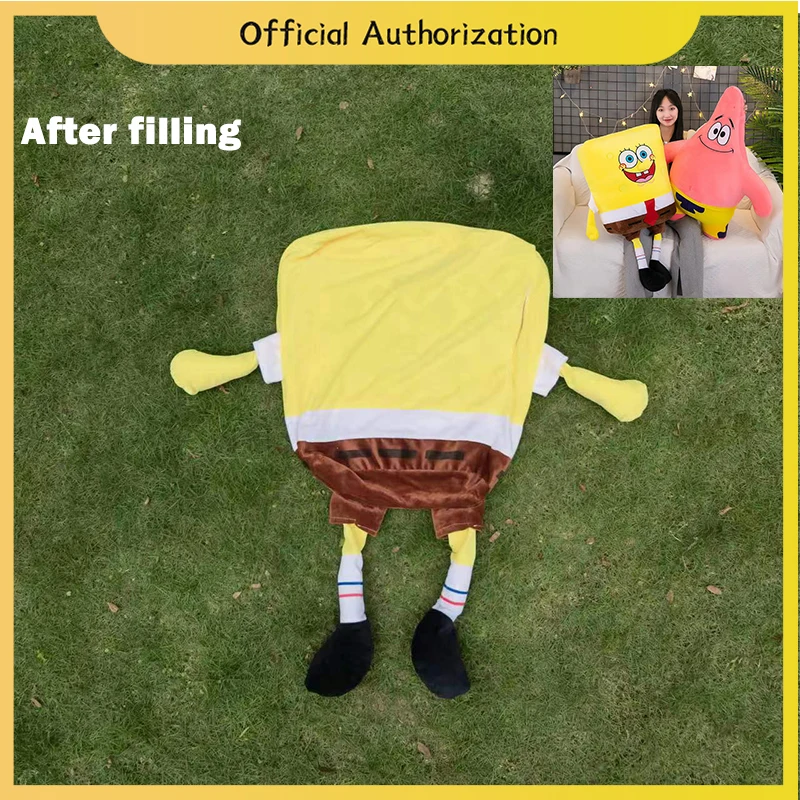 35-100CM Anime SpongeBob Schwammkopf Halbzeuge Muschelleder Patrick Star Plüschtier Niedliches gefülltes Kindergeburtstagsgeschenk 4