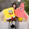30-100CM SpongeBob Puppe Schwammkopf Patrick Star Plüsch Anime Cartoon Spielzeug Weiche Nette Gefüllte Sammlung Kinder Geburtstag geschenk 4