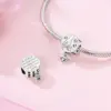 Muttertag 925 Sterling Silber Charms Perlen Liebe Mama Herz Anhänger für Armband Damen Schmuck Geschenke 3