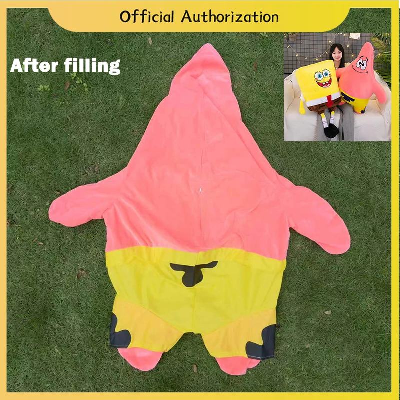 35-100CM Anime SpongeBob Schwammkopf Halbzeuge Muschelleder Patrick Star Plüschtier Niedliches gefülltes Kindergeburtstagsgeschenk 5