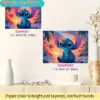 Stitch Sunset Beach Puzzle – Lebhaftes Cartoon-Design, strapazierfähiger weißer Karton, perfekt für Spaß für Erwachsene und die ganze Familie, verbessert die Spielerfreude 4
