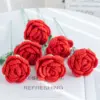 1/3 Stück Künstliche Blumen Handgefertigte Gehäkelte Rosen Fertigprodukt für Garten Hochzeit Brautsträuße Heim Bonsai Party DIY Geschenk 3