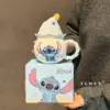 Disney Nette Stich Keramik Becher Mit Deckel Wärmedämmung Griff Hause Paar Wasser Tasse Exquisite Geschenk Box Verpackt Geburtstag Geschenk 3