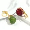 Trendiger glitzernder bunter Birnen-Taschen-Anhänger-Schlüsselanhänger für Frauen, süße Früchte, Apfel, Schmuck, Autoschlüssel, Zubehör, Charm-Schlüsselanhänger, Geschenke 4