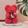 Trageblumenstrauß aus Schaumstoff mit Rosen-Teddybär. Ideal für Hochzeiten, Muttertag, vielen Dank für Krankenschwestern/Lehrer oder andere Feiern! 3