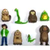 Hoppers Cartoon-Charakter Mystery Blind Box Schlüsselanhänger 8er-Set, Königsschlange Frosch Biber Bär PVC Schlüsselring Kinder Sammlerstück Geschenk 5